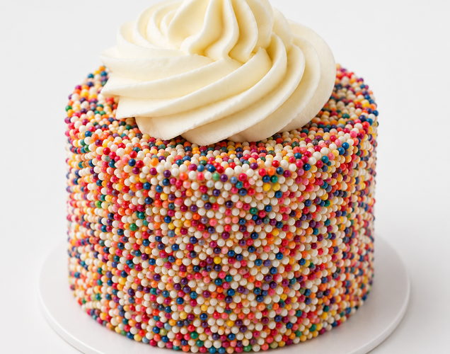 4" White Cake