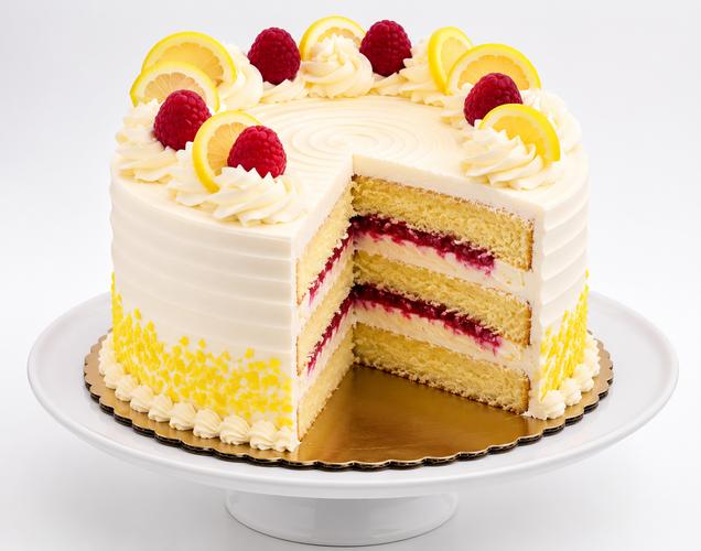 Lemon Raspberry Cake